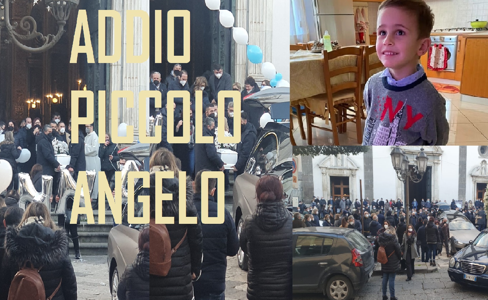 Il piccolo angelo è in Paradiso, l'ultimo volo tra palloncini e lacrime