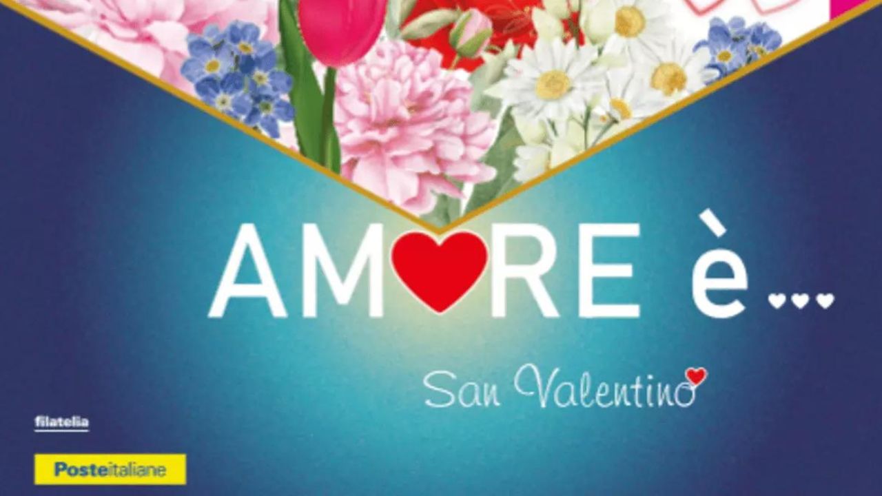 Poste Italiane cartolina San Valentino