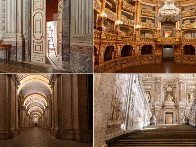 reggia di Caserta festeggiamenti Vanvitelli