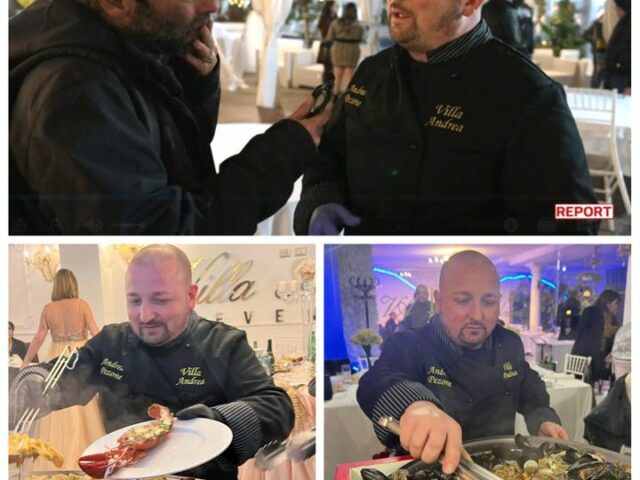 Telecamere di Report a Villa Andrea