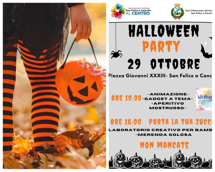 manifesto della festa di Halloween