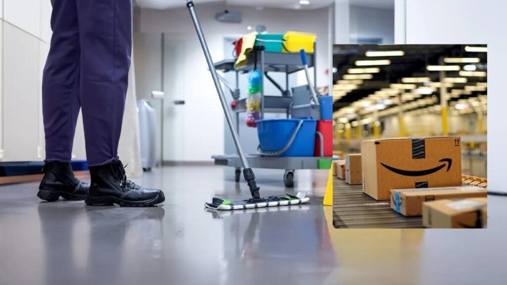 addetti pulizie amazon