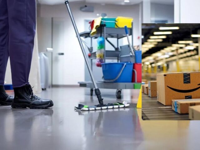 addetti pulizie amazon