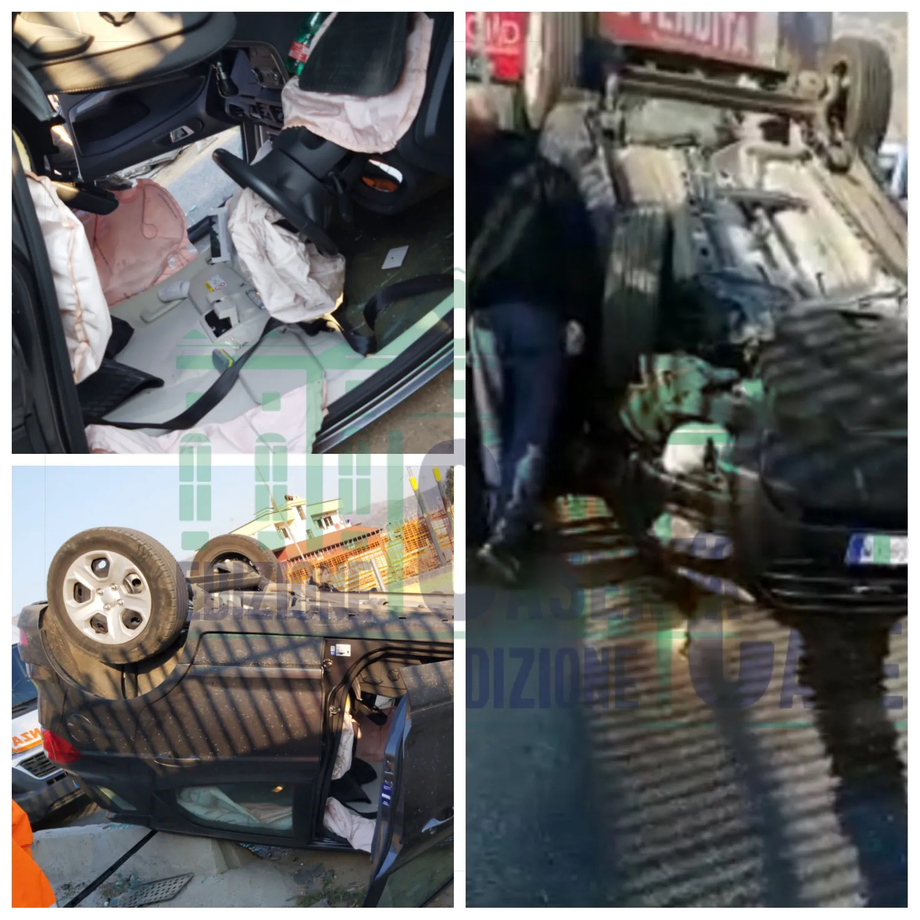 Incidente choc al Ponte Vapore (guarda il video)