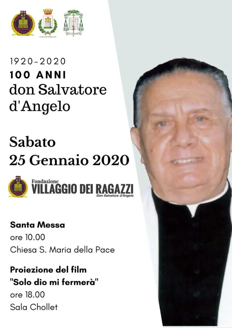 Festeggiamenti in onore di Don Salvatore D’Angelo