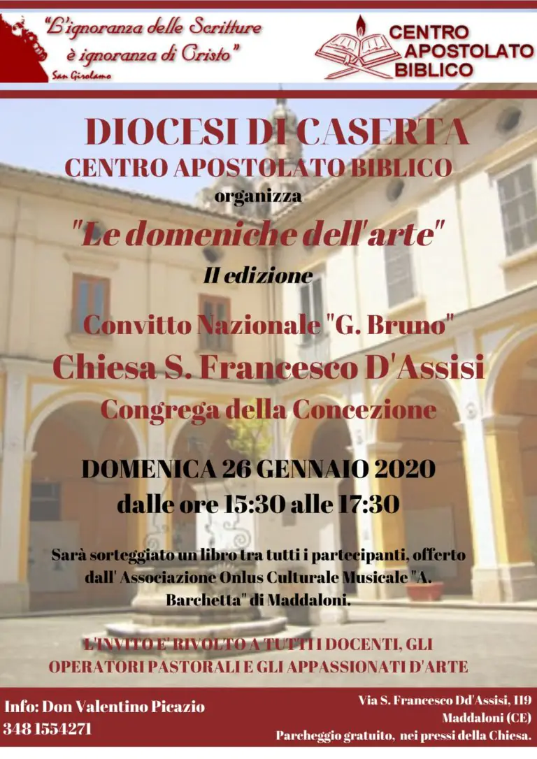 Il complesso francescano e convittuale nelle “Domeniche dell’Arte”