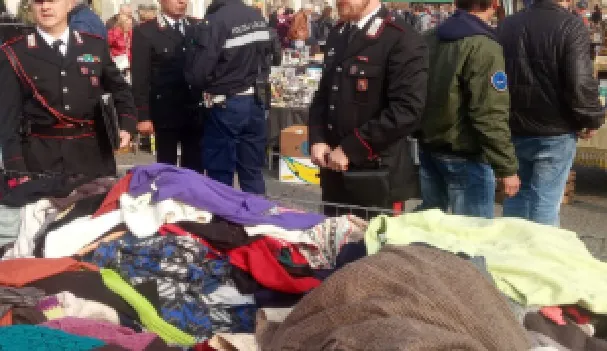 Blitz congiunto, stop al mercatino dell’usato