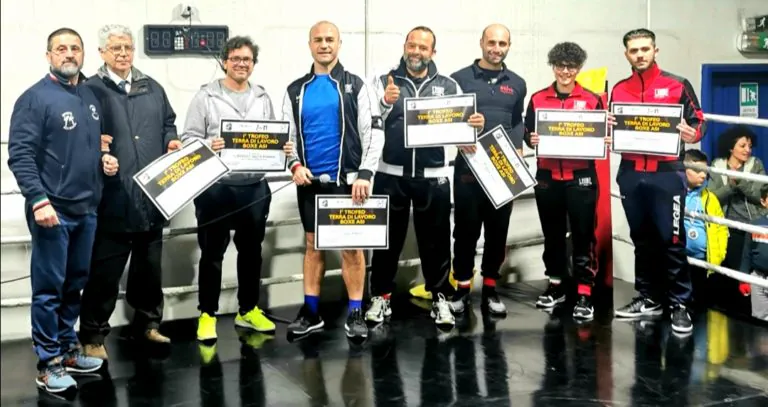 Primo trofeo Terra di lavoro Boxe ASI, successo per evento presso “My Well Palafrassati”