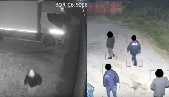 Abborda camion zeppo di detersivi, fuga dal deposito. IL VIDEO