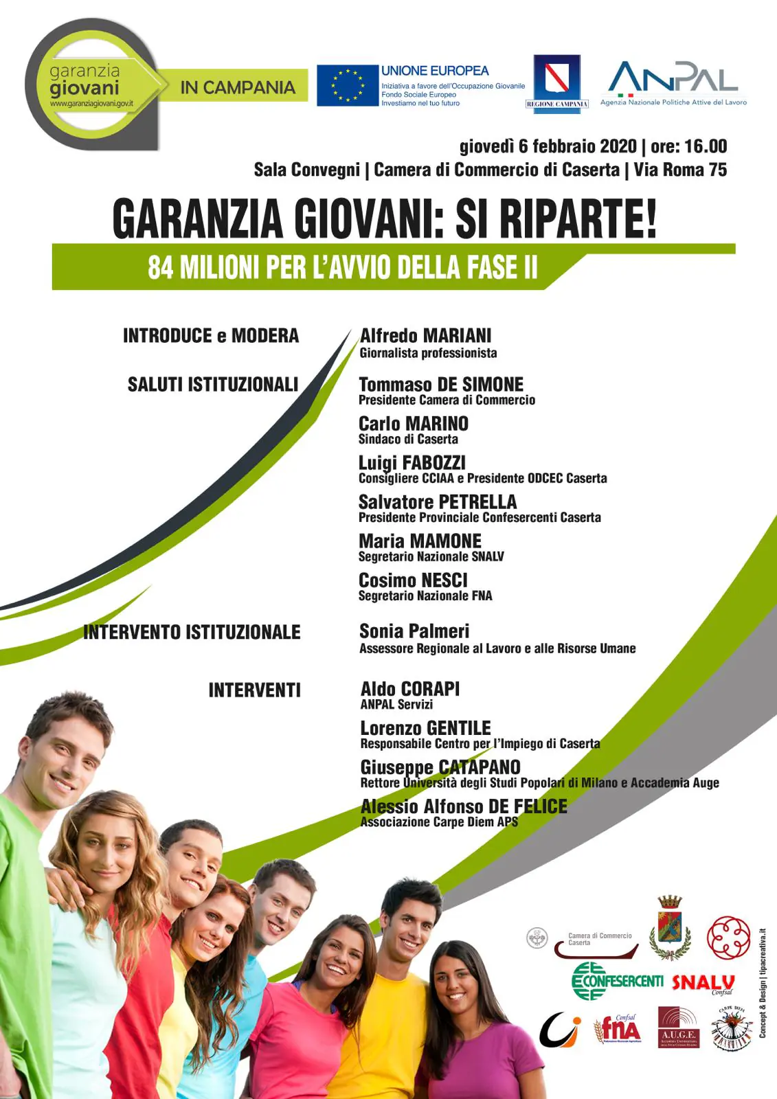 Garanzia Giovani: si riparte. Al via la seconda fase: incontro alla Camera di Commercio di Caserta