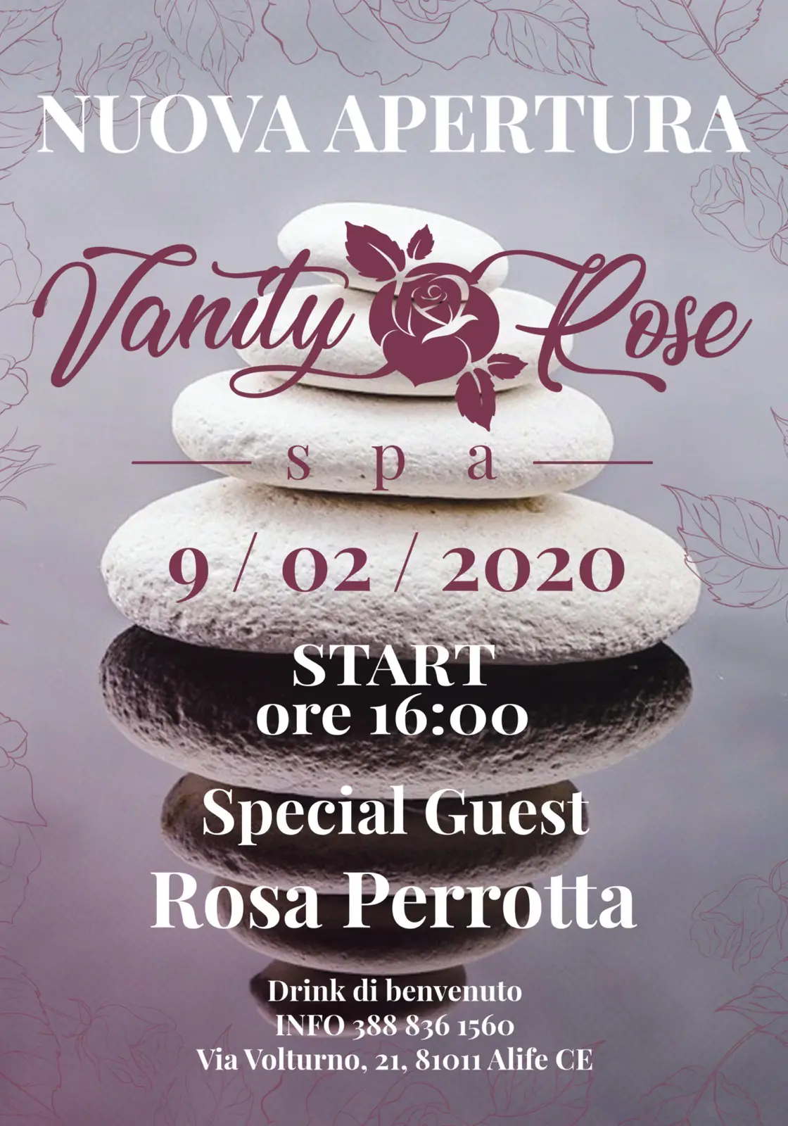 Vanity Rose spa: domenica l’inaugurazione con Rosa Perrotta