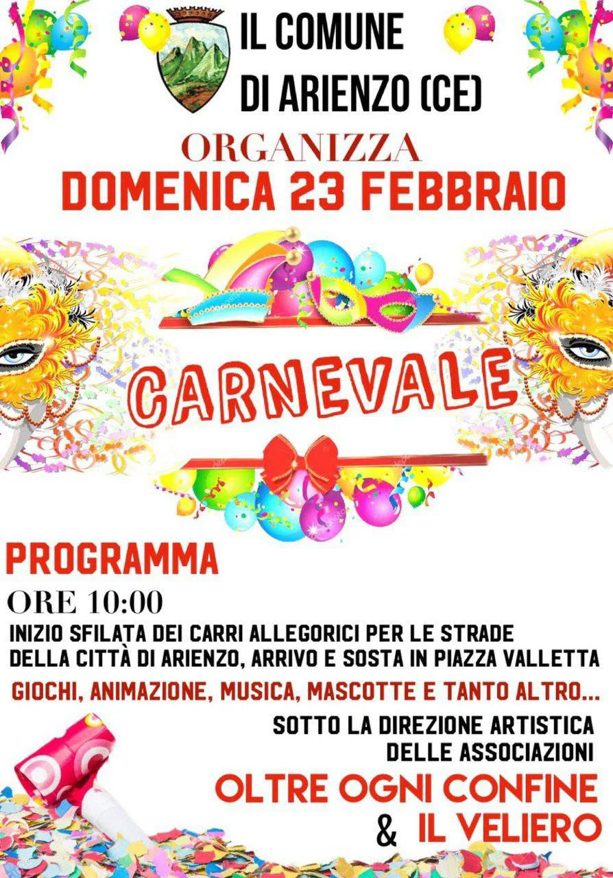 Carnevale, domenica l’appuntamento