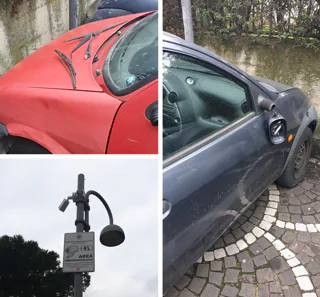 Raid vandalico al Cellaio: danni a 2 auto. Bucate anche le gomme (IL VIDEO)