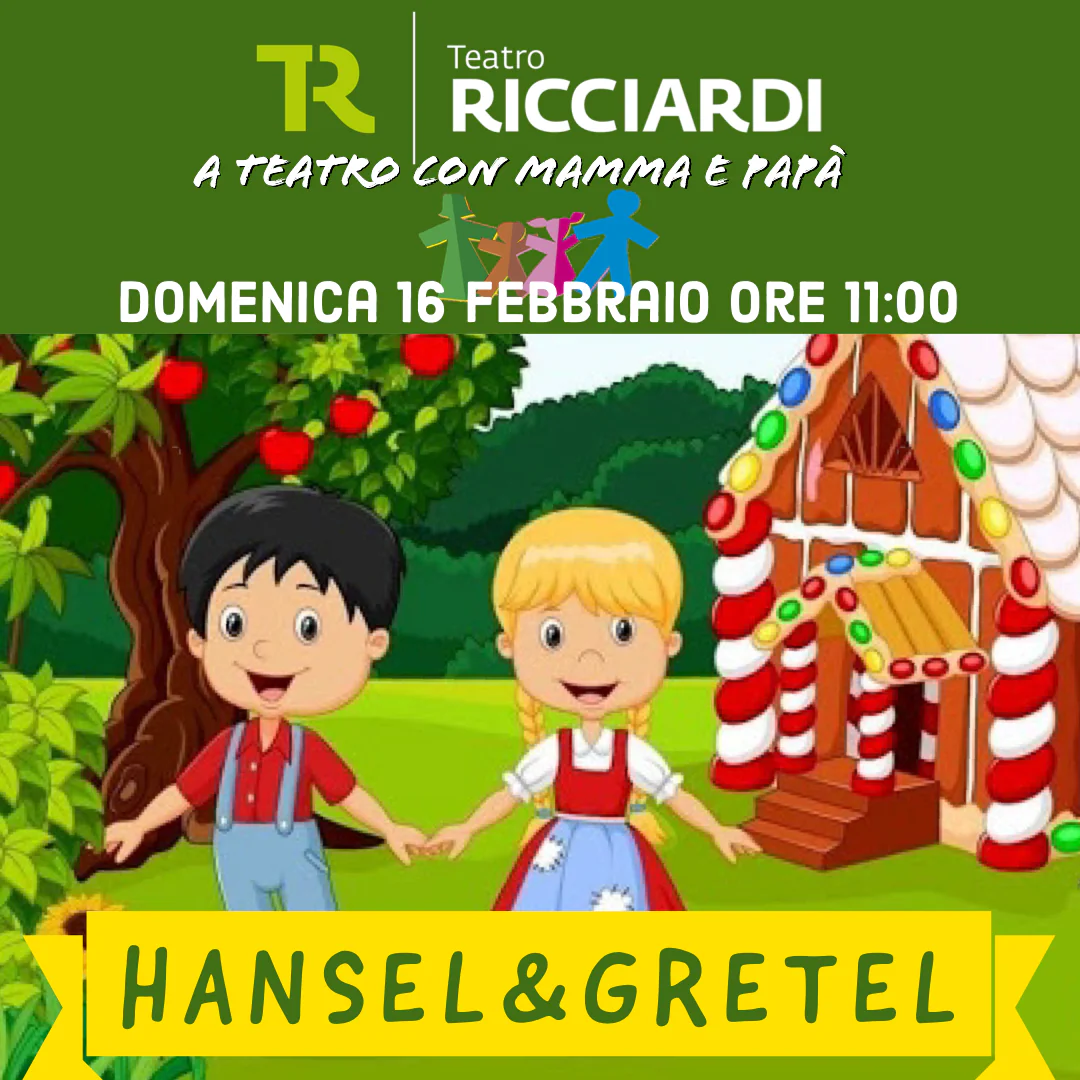 La fiaba di Hansel e Gretel al Teatro Ricciardi
