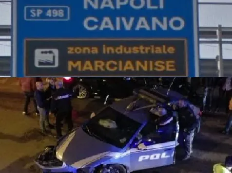 Scappa all’alt e si schianta contro polizia: nell’auto coca e erba. NOME