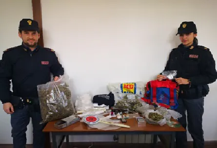 Scappa all’alt e investe poliziotto: in casa aveva marijuana e cocaina. NOME E FOTO