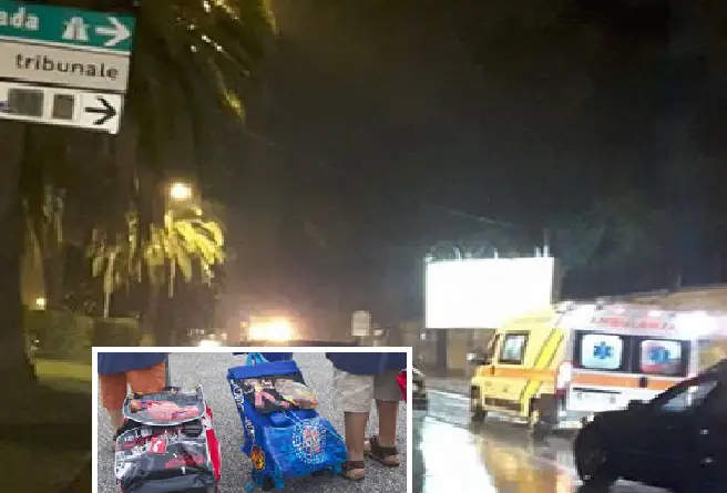 Paura fuori scuola, auto centra ragazzino