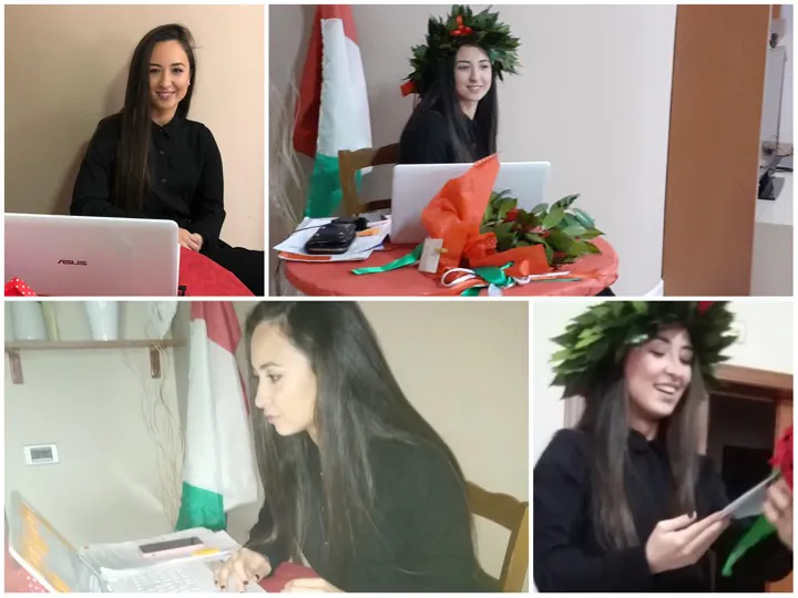 Laurea in videoconferenza per la bella Alfonsina