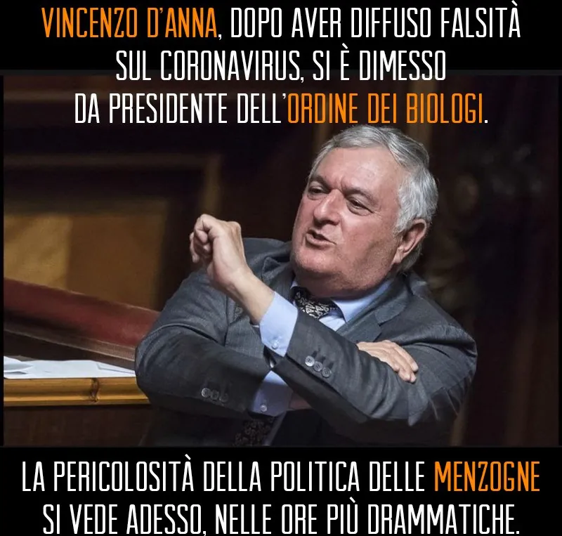 Ordine dei Biologi, si dimette il presidente D’Anna: Saviano lo attacca