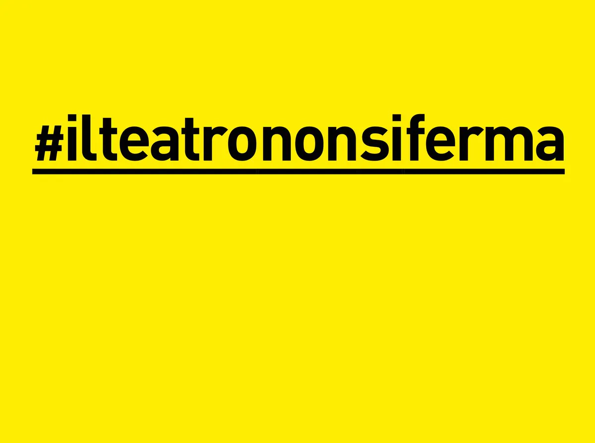 #Ilteatrononsiferma