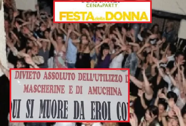 Biglietti a ruba per festa della Donna e neomelodici: “Virus? Qui si muore da eroi”