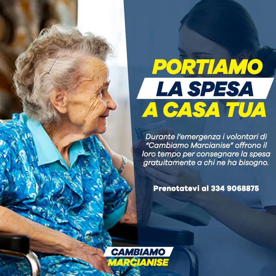 “Portiamo la spesa gratis a casa degli anziani”: l’iniziativa dei volontari di “Cambiamo”