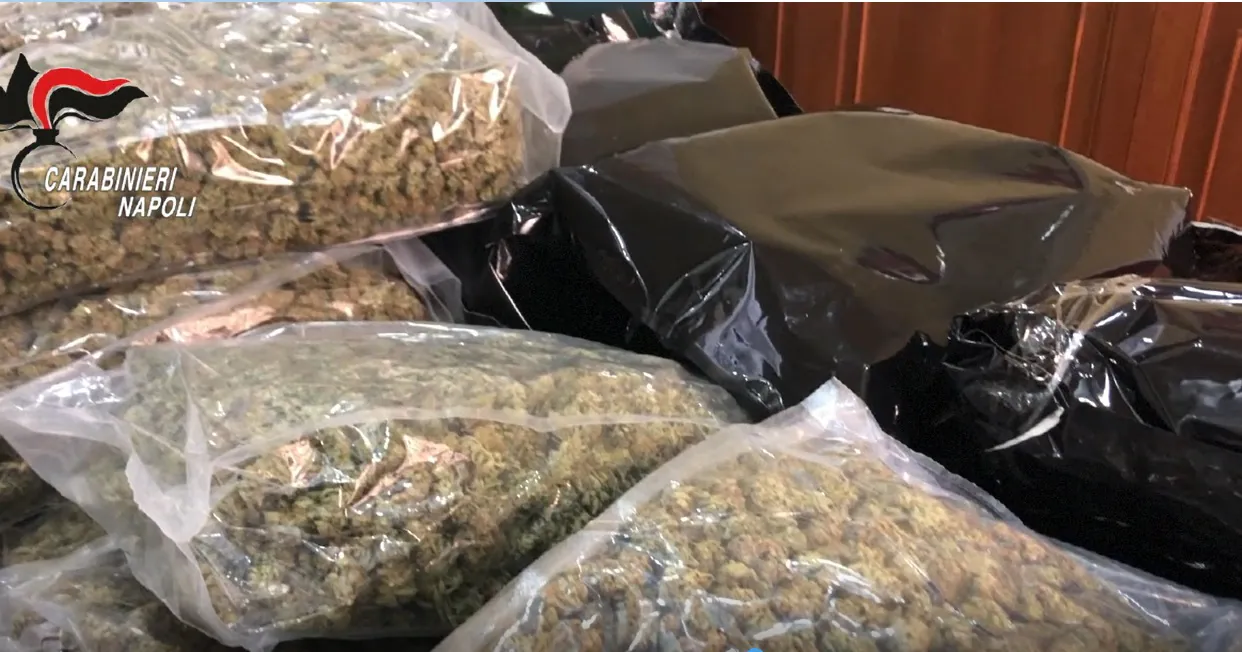 Blitz nella zona Asi, trovati 23 chili di droga nelle cassettiere. VIDEO