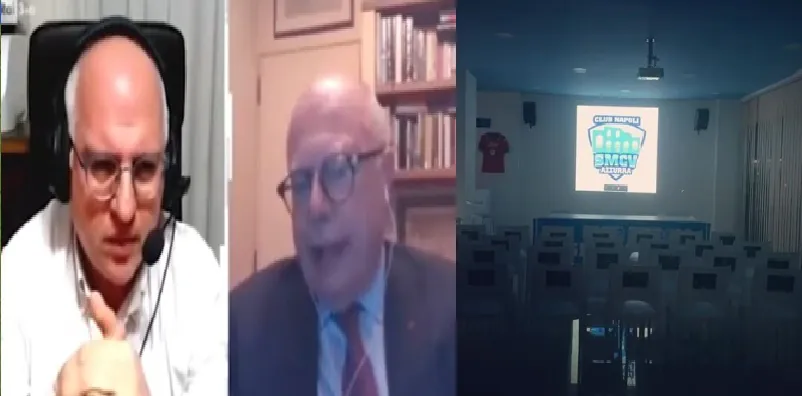 I club Napoli in campo col prof Ascierto dopo la gogna mediatica in Tv