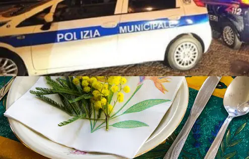 Blitz dei vigili in un ristorante: erano in decine per la Festa della Donna con un neomelodico