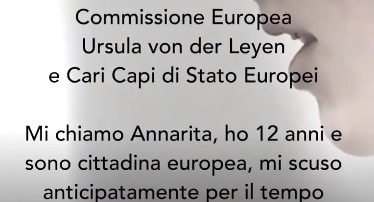 Studentessa 12enne di Caserta scrive all’Ue: “Io cittadina europea e quel popolo che non c’è”