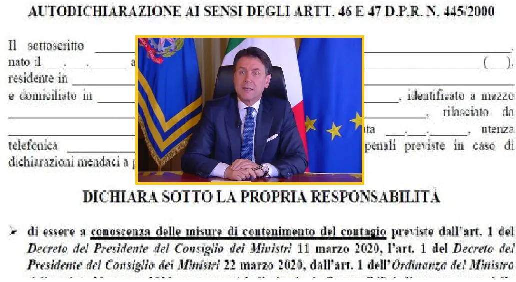Conte ha firmato Dcpm: novità per le regioni rosse e per l’autocertificazione