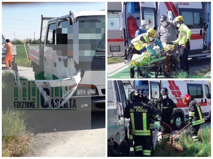 Operaio di Maddaloni trafitto da una sbarra, è in coma: la dinamica choc (TUTTE LE FOTO)