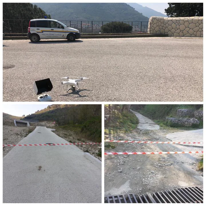 Piovono multe grazie al drone: il sindaco sbarra le strade per le colline