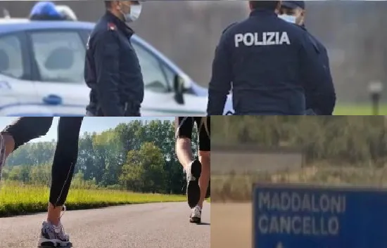 Donna sorpresa dalla polizia a fare jogging: scatta multa e quarantena