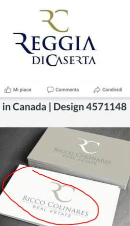 Il nuovo logo della Reggia identico a quello di una società canadese che si occupa di eventi da 20 anni