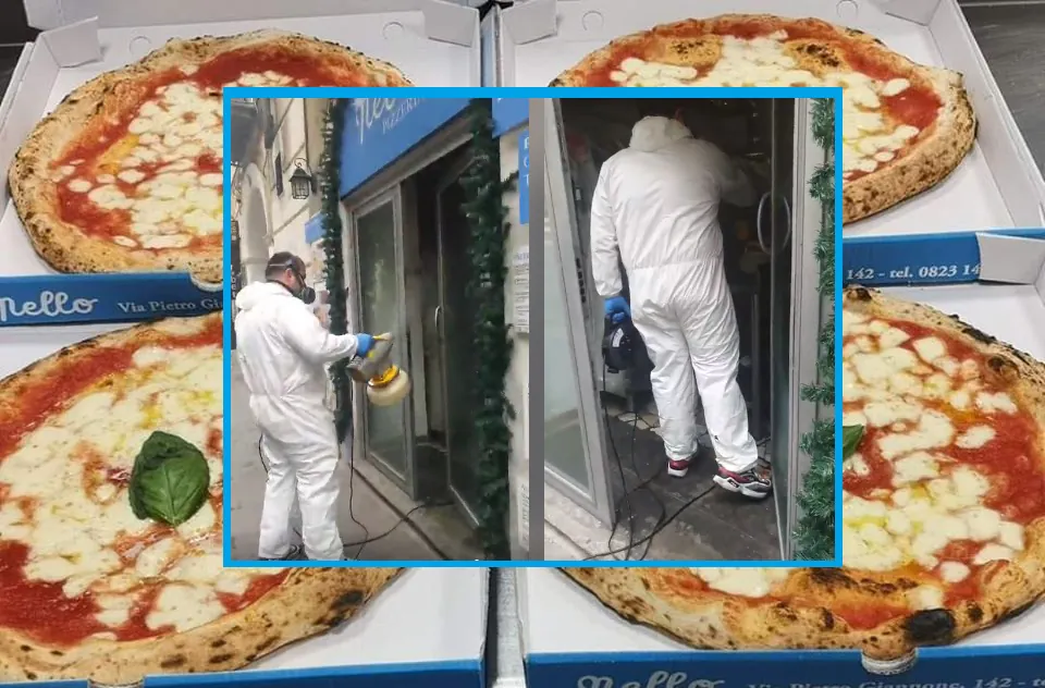 Pizzaiolo casertano costretto al numero chiuso: “Con protezioni anti-Covid faccio 30% in meno di pizze”