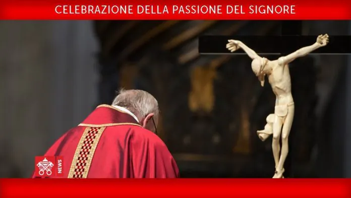 Celebrazione della Passione del Signore sul Sagrato della Basilica di San Pietro