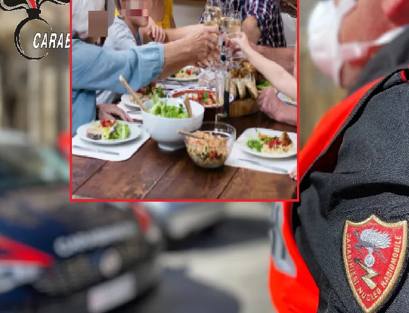 Troppi a pranzo dai parenti, sindaco chiama i carabinieri