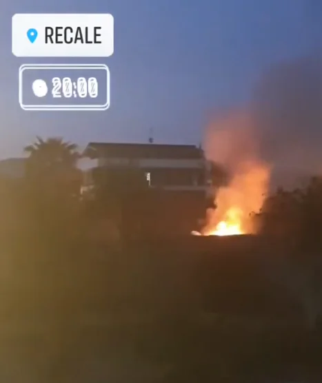 Aria irrespirabile tra Recale e Portico: residenti infuriati (VIDEO)