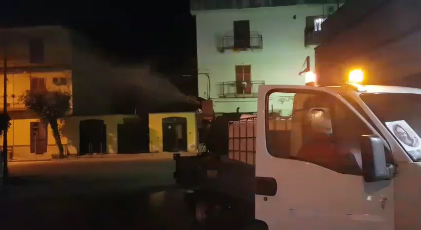 Sanificazione, cannone direzionale anche su San Felice centro (VIDEO)