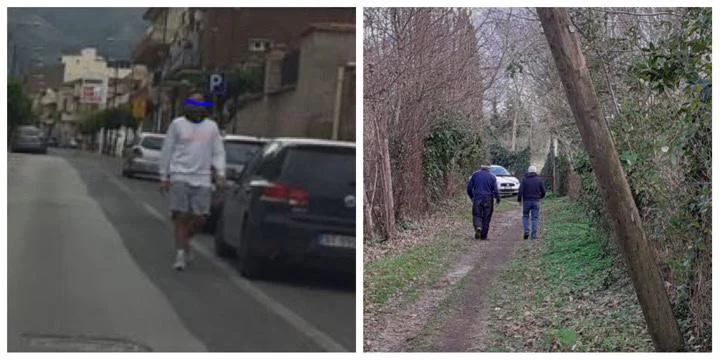 Beccati a passeggiare sulle colline del monte Sant’Angelo