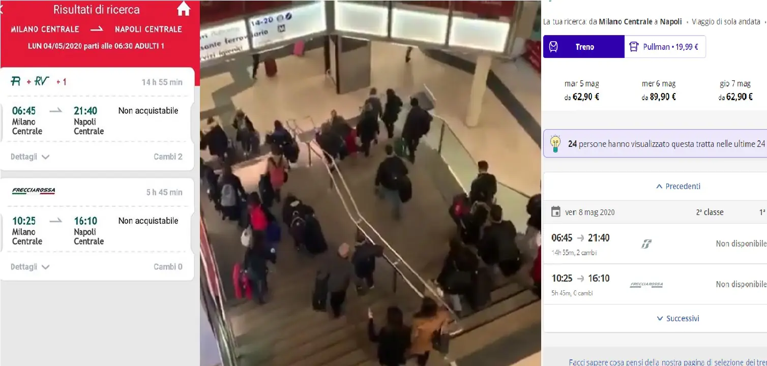 L’invasione è servita: dal 4 in poi già pieni tutti i treni da Milano
