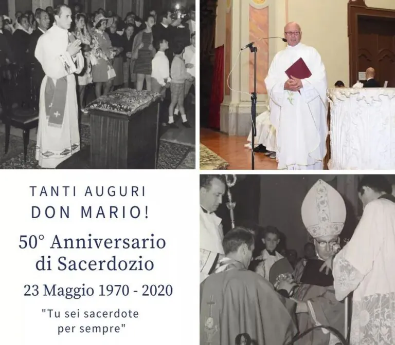 Don Mario festeggia il 50° Anniversario di Sacerdozio
