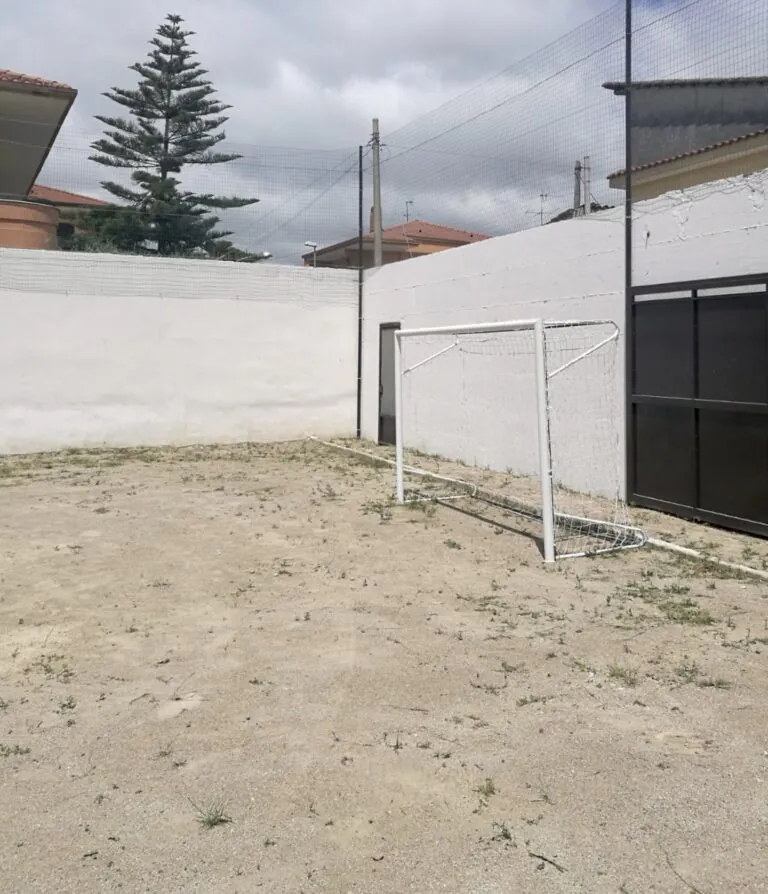 Un campo di calcio nell’ex centro del boss Venosa. FOTO