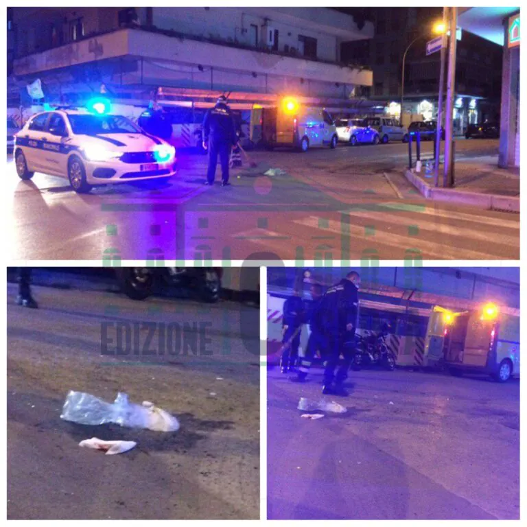 Brutto incidente nel centro di Caserta
