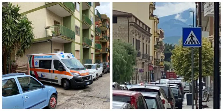 Pompieri, carabinieri e ambulanza in centro. Traffico in tilt