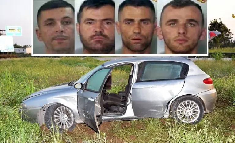 Furto in Comune e rapine choc: in cella i 4 della banda che ha terrorizzato il Casertano. NOMI E FOTO