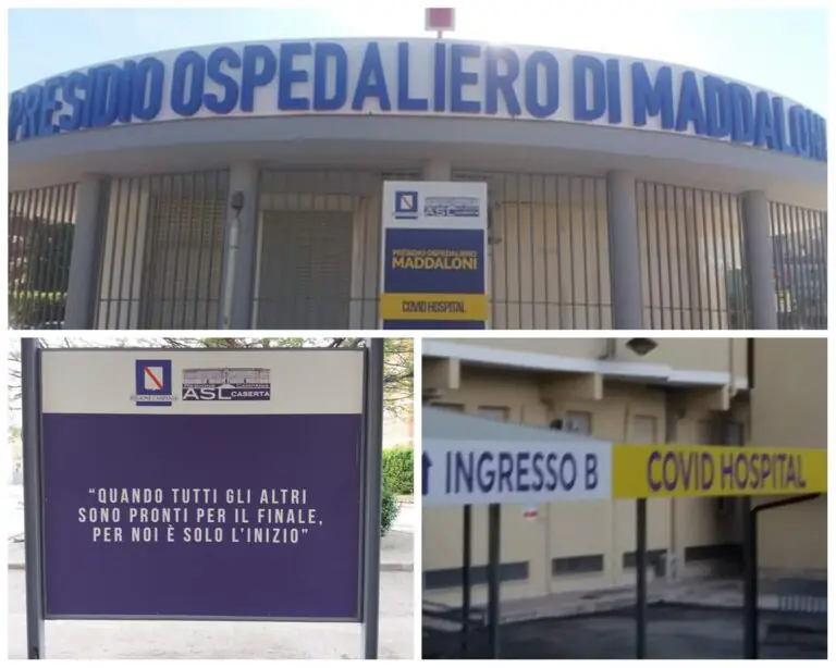 Bilancio positivo per il Covid Hospital di Maddaloni: 0 pazienti in terapia intensiva