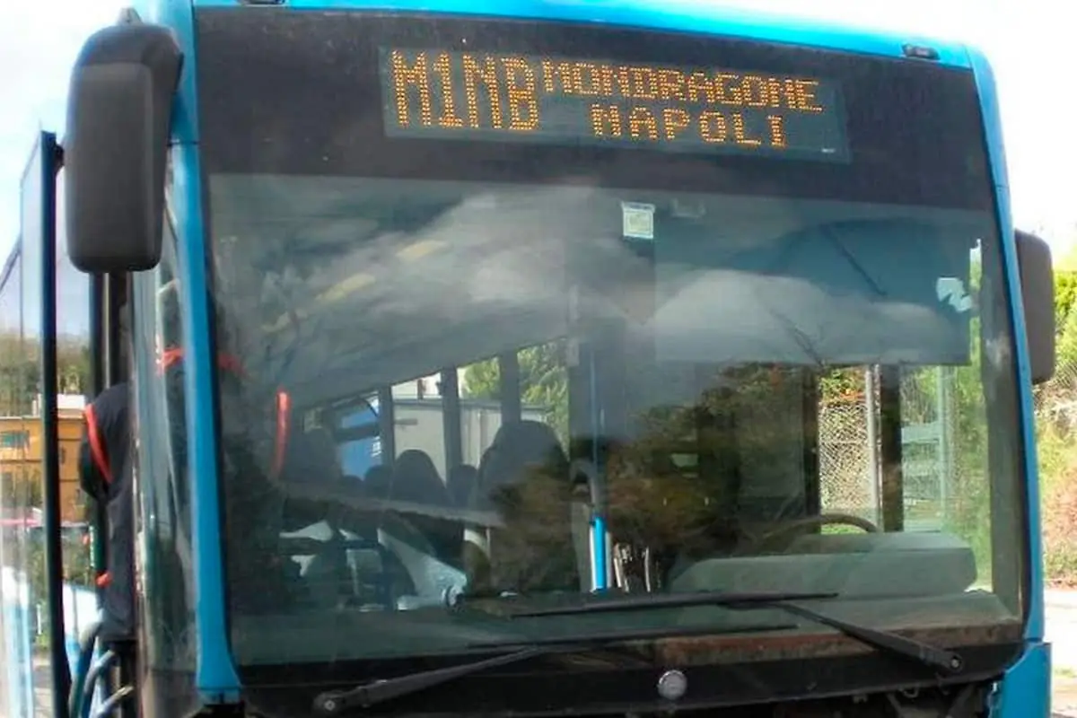 Non li fanno salire sul bus per evitare affollamento e loro lo prendono a sassate