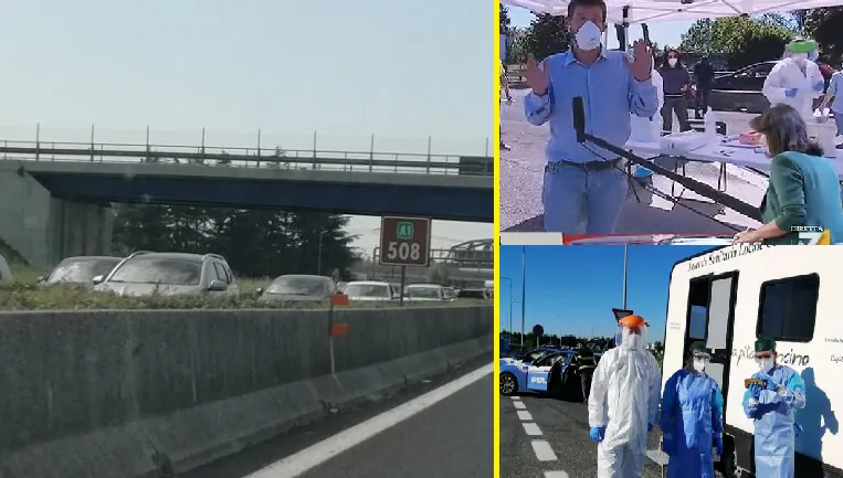 Quattro positivi al kit fermati tra Caserta Sud e Nord. I DATI DELLE PRIME 15 ORE DI OGNI INGRESSO